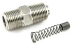 compression fittings spring loaded hex weld nipples